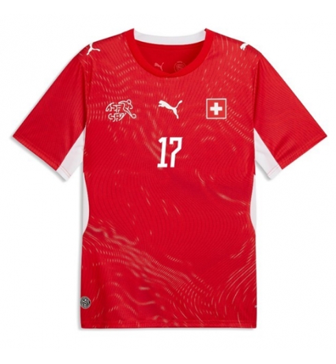 Zwitserland Ruben Vargas #17 Thuis tenue WK 2026 voetbalshirts outlet 2 Zwitserland Ruben Vargas #17 Thuis tenue WK 2026 voetbalshirts outlet 2