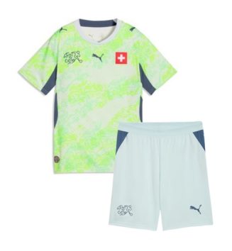 Zwitserland Uit tenue Kinder WK 2026 Korte Mouw (+ Korte broeken)
