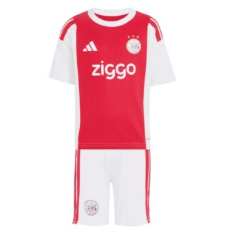 Ajax Thuis tenue Kinder 2026-27 Korte Mouw (+ Korte broeken)