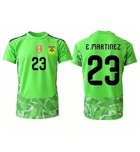 Argentinië Emiliano Martinez #23 Keeper Uit tenue WK 2026 Korte Mouw Kopen Argentinië Emiliano Martinez #23 Keeper Uit tenue WK 2026 Korte Mouw Kopen