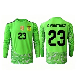 Argentinië Emiliano Martinez #23 Keeper Uit tenue WK 2026 Lange Mouwen