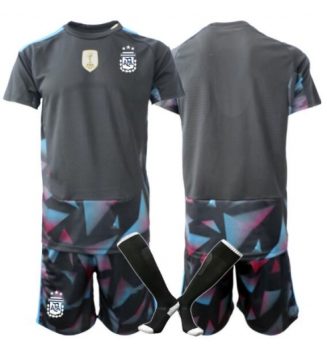 Argentinië Keeper Thuis tenue Kinder WK 2026 Korte Mouw (+ Korte broeken)