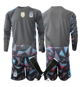 Argentinië Keeper Thuis tenue Kinder WK 2026 Lange Mouwen (+ broek)