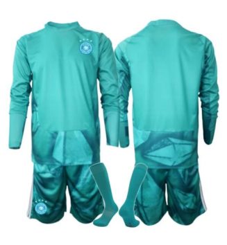 Duitsland Keeper Thuis tenue Kinder WK 2026 Lange Mouwen (+ broek) Duitsland Keeper Thuis tenue Kinder WK 2026 Lange Mouwen (+ broek)