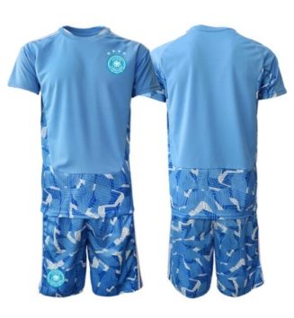 Duitsland Keeper Uit tenue Kinder WK 2026 Korte Mouw (+ Korte broeken) Duitsland Keeper Uit tenue Kinder WK 2026 Korte Mouw (+ Korte broeken)