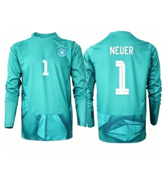 Duitsland Manuel Neuer #1 Keeper Thuis tenue WK 2026 Lange Mouwen Duitsland Manuel Neuer #1 Keeper Thuis tenue WK 2026 Lange Mouwen