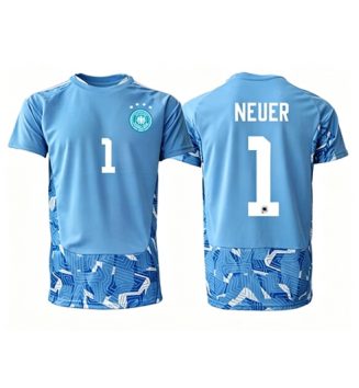 Duitsland Manuel Neuer #1 Keeper Uit tenue WK 2026 Korte Mouw Kopen Duitsland Manuel Neuer #1 Keeper Uit tenue WK 2026 Korte Mouw Kopen