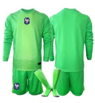 Frankrijk Keeper Uit tenue Kinder WK 2026 Lange Mouwen (+ broek) Frankrijk Keeper Uit tenue Kinder WK 2026 Lange Mouwen (+ broek)