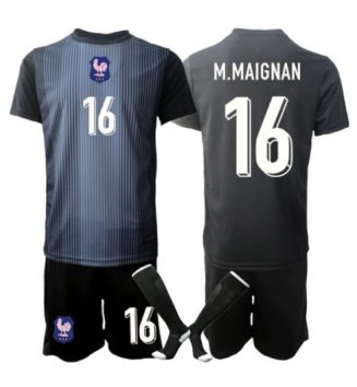 Frankrijk Mike Maignan #16 Keeper Thuis tenue Kinder WK 2026 Korte Mouw (+ Korte broeken) Frankrijk Mike Maignan #16 Keeper Thuis tenue Kinder WK 2026 Korte Mouw (+ Korte broeken)