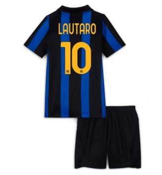 Inter Milan Lautaro Martinez #10 Thuis tenue Kinder 2026-27 Korte Mouw (+ Korte broeken)