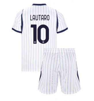 Inter Milan Lautaro Martinez #10 Uit tenue Kinder 2026-27 Korte Mouw (+ Korte broeken) Inter Milan Lautaro Martinez #10 Uit tenue Kinder 2026-27 Korte Mouw (+ Korte broeken)