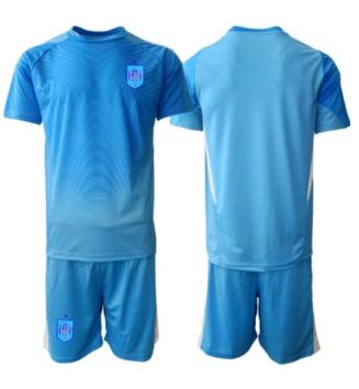 Spanje Keeper Thuis tenue Kinder WK 2026 Korte Mouw (+ Korte broeken)