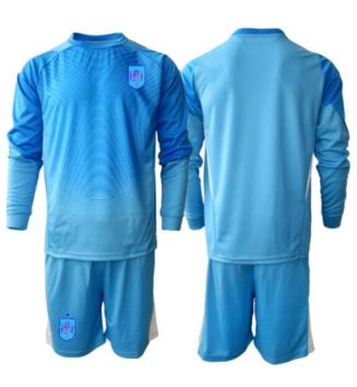 Spanje Keeper Thuis tenue Kinder WK 2026 Lange Mouwen (+ broek)