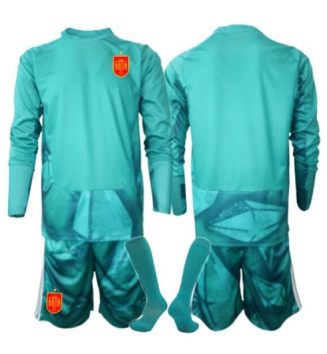 Spanje Keeper Uit tenue Kinder WK 2026 Lange Mouwen (+ broek)