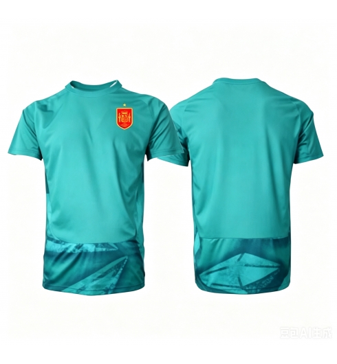 Spanje Keeper Uit tenue WK 2026 Korte Mouw Kopen Spanje Keeper Uit tenue WK 2026 Korte Mouw Kopen