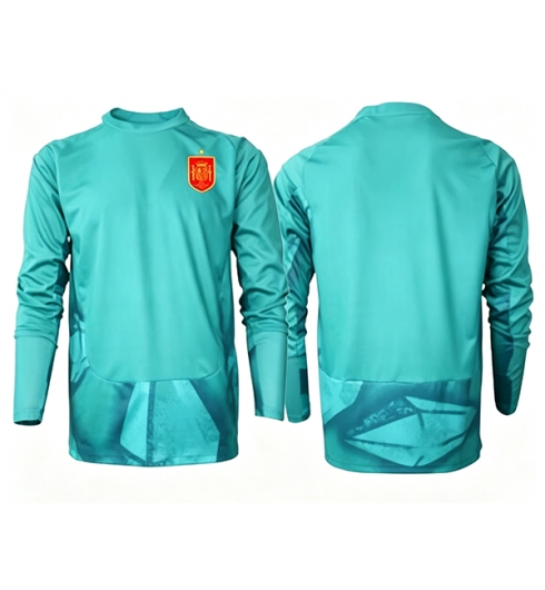 Spanje Keeper Uit tenue WK 2026 Lange Mouwen Spanje Keeper Uit tenue WK 2026 Lange Mouwen