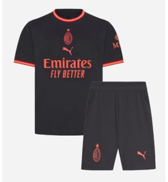 AC Milan Derde tenue Kinder 2026-27 Korte Mouw (+ Korte broeken)