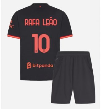 AC Milan Rafael Leao #10 Derde tenue Kinder 2026-27 Korte Mouw (+ Korte broeken)