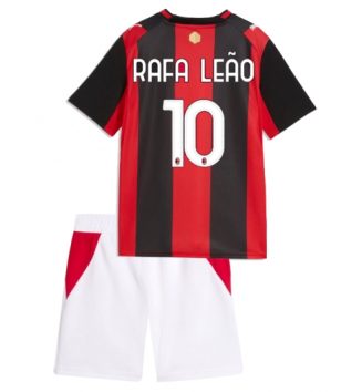 AC Milan Rafael Leao #10 Thuis tenue Kinder 2026-27 Korte Mouw (+ Korte broeken)