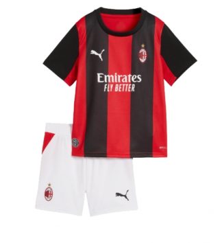 AC Milan Thuis tenue Kinder 2026-27 Korte Mouw (+ Korte broeken)