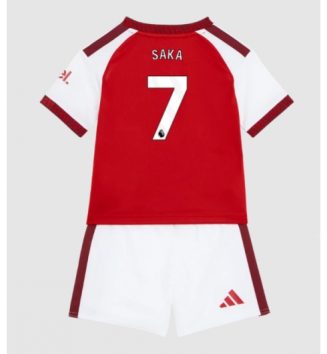 Arsenal Bukayo Saka #7 Thuis tenue Kinder 2026-27 Korte Mouw (+ Korte broeken)