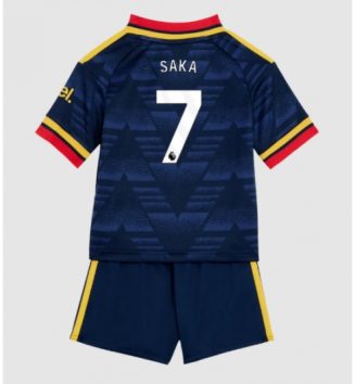 Arsenal Bukayo Saka #7 Uit tenue Kinder 2026-27 Korte Mouw (+ Korte broeken)
