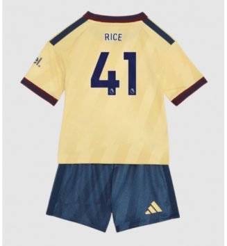 Arsenal Declan Rice #41 Derde tenue Kinder 2026-27 Korte Mouw (+ Korte broeken)