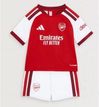 Arsenal Thuis tenue Kinder 2026-27 Korte Mouw (+ Korte broeken)
