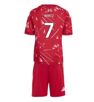 Liverpool Florian Wirtz #7 Thuis tenue Kinder 2026-27 Korte Mouw (+ Korte broeken) Liverpool Florian Wirtz #7 Thuis tenue Kinder 2026-27 Korte Mouw (+ Korte broeken)