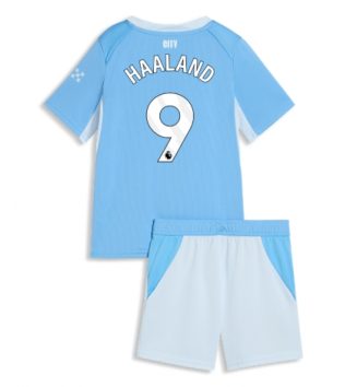 Manchester City Erling Haaland #9 Thuis tenue Kinder 2026-27 Voetbalshirt met Short