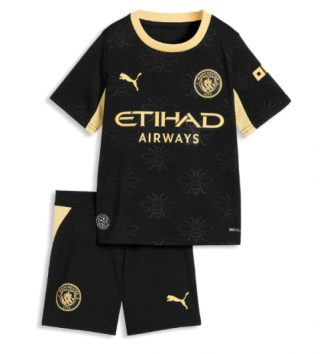 Manchester City Uit tenue Kinder 2026-27 Voetbalshirt met Short