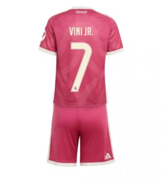 Real Madrid Vinicius Junior #7 Derde tenue Kinder 2026-27 voetbaltenue met Short