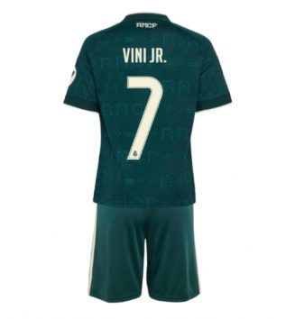 Real Madrid Vinicius Junior #7 Uit tenue Kinder 2026-27 voetbaltenue met Short